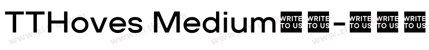 TTHoves Medium字体字体转换